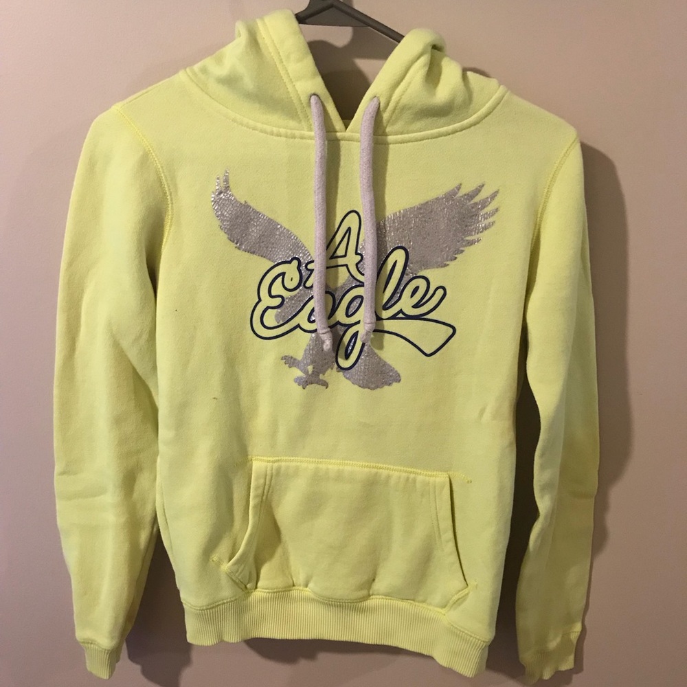 Yellow hoodie